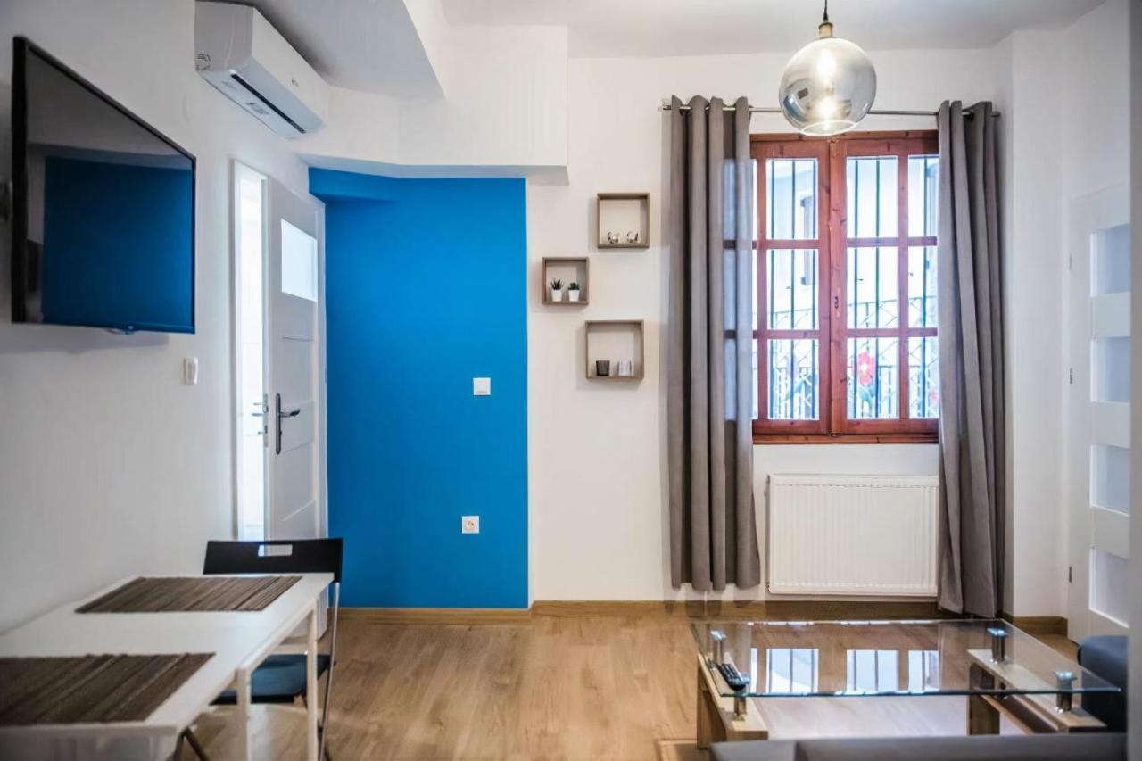 Apartament Blue Geranium With Private Backyard Saloniki Zewnętrze zdjęcie
